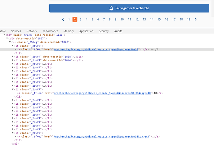 scraping with pagination