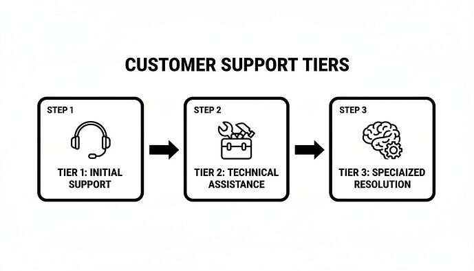 Customer support tiers