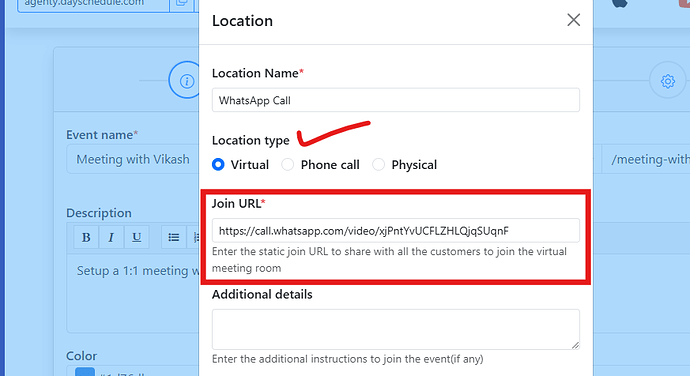 WhatsApp Call Scheduling