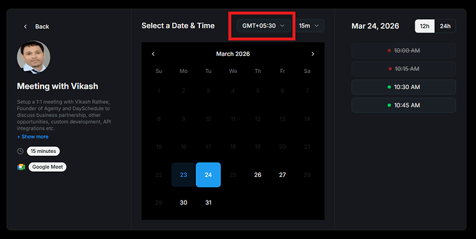 automatic timezone detection
