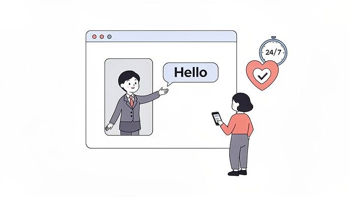 AI 24/7 online support.