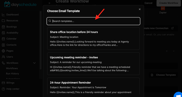 email reminder templates