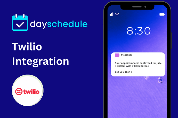 Twilio SMS appointment reminder