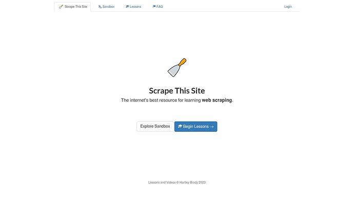Scrape This Site