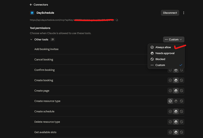 Tools permissions
