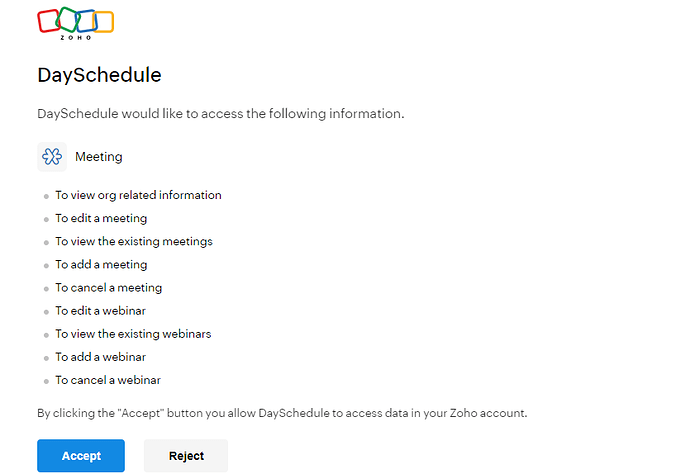 Grant access to DaySchedule