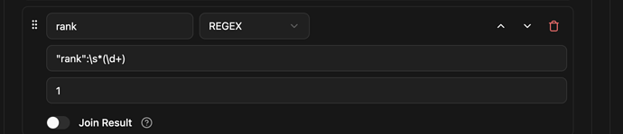 Select regex as a type|