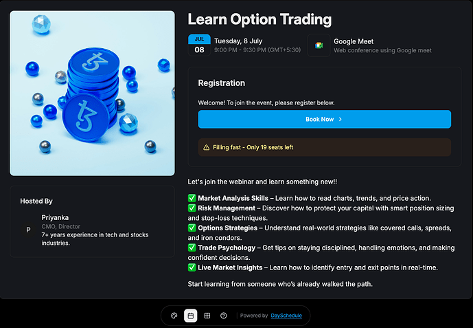 Webinar monetization software