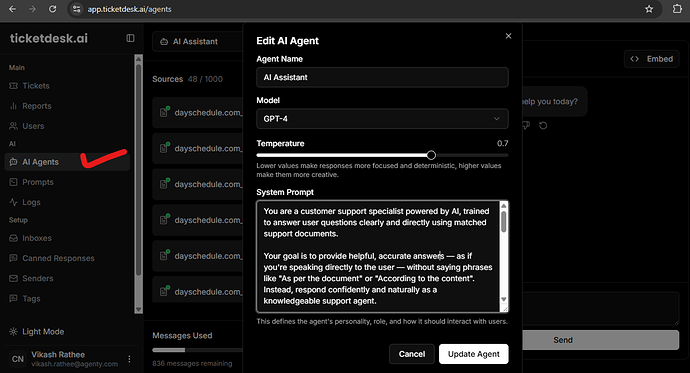 Build Customer Support Agent