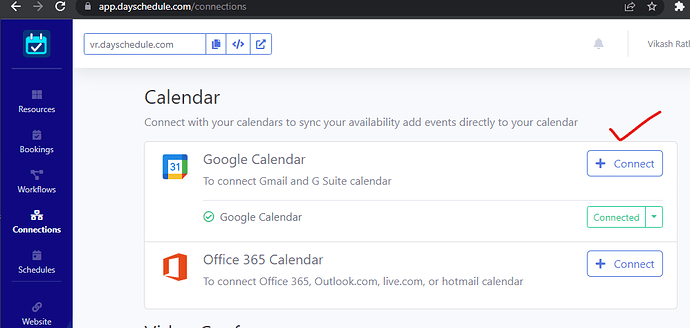 multiple calendar connection