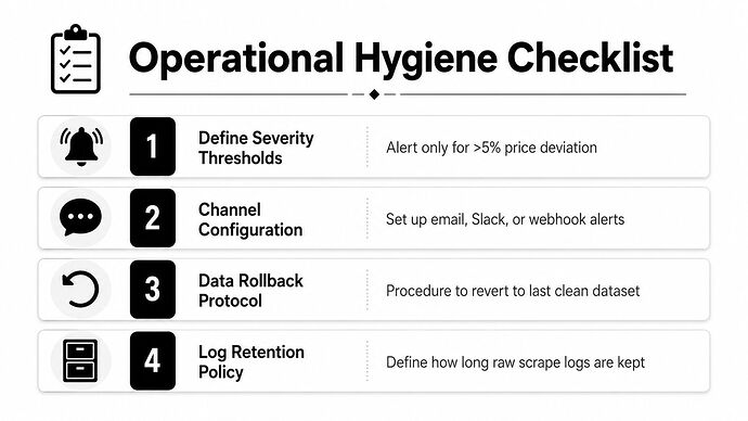 Operational Hygiene checklist