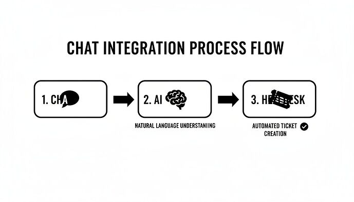 Chat integration process flow