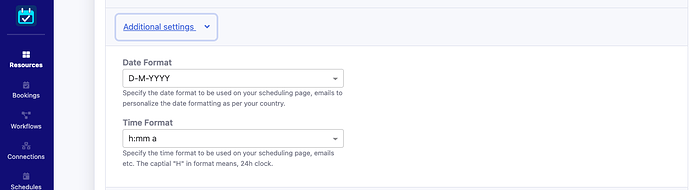 Date time personalization in Webinar