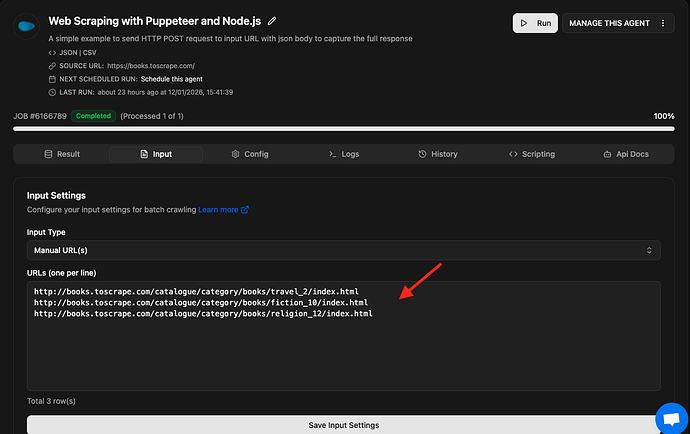 Running Puppeteer script for batch crawling