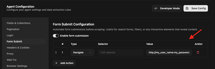basic authentication website crawling with form