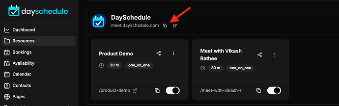 Create appointment link