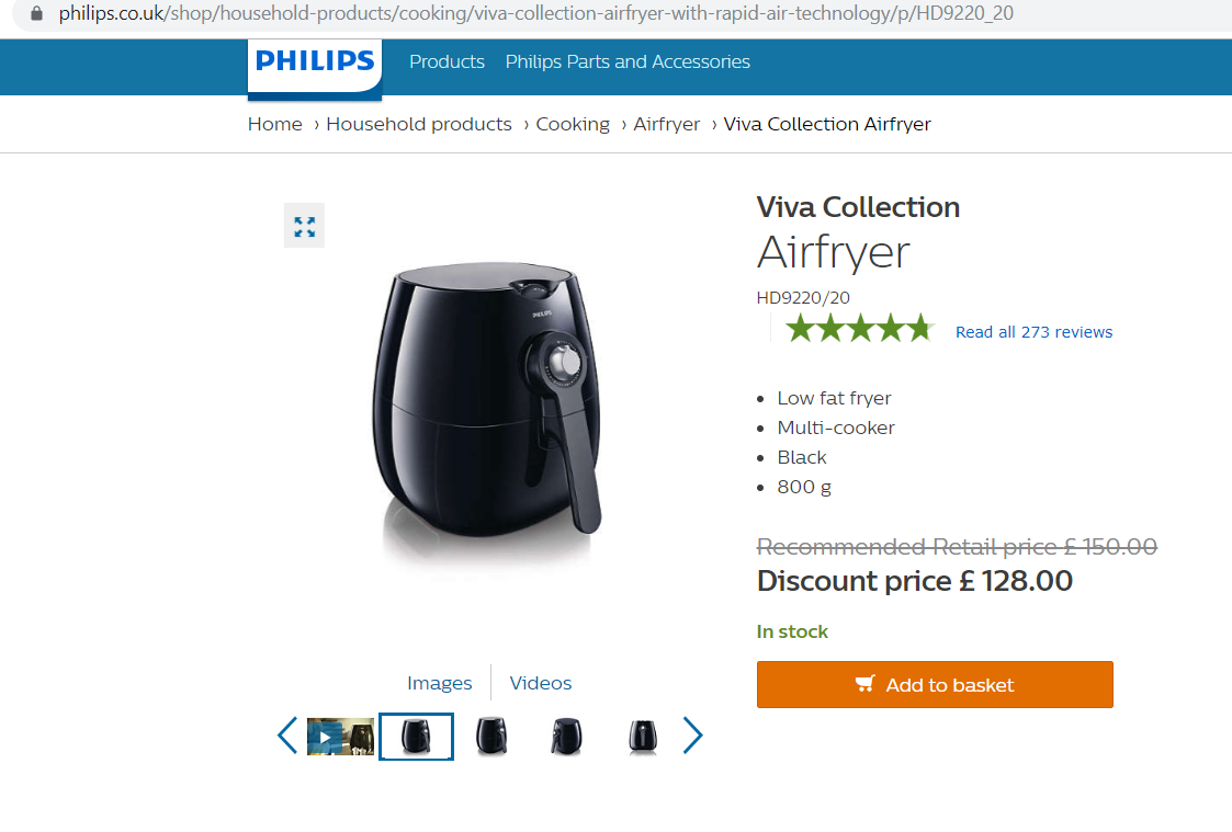 Philips UK price comparison