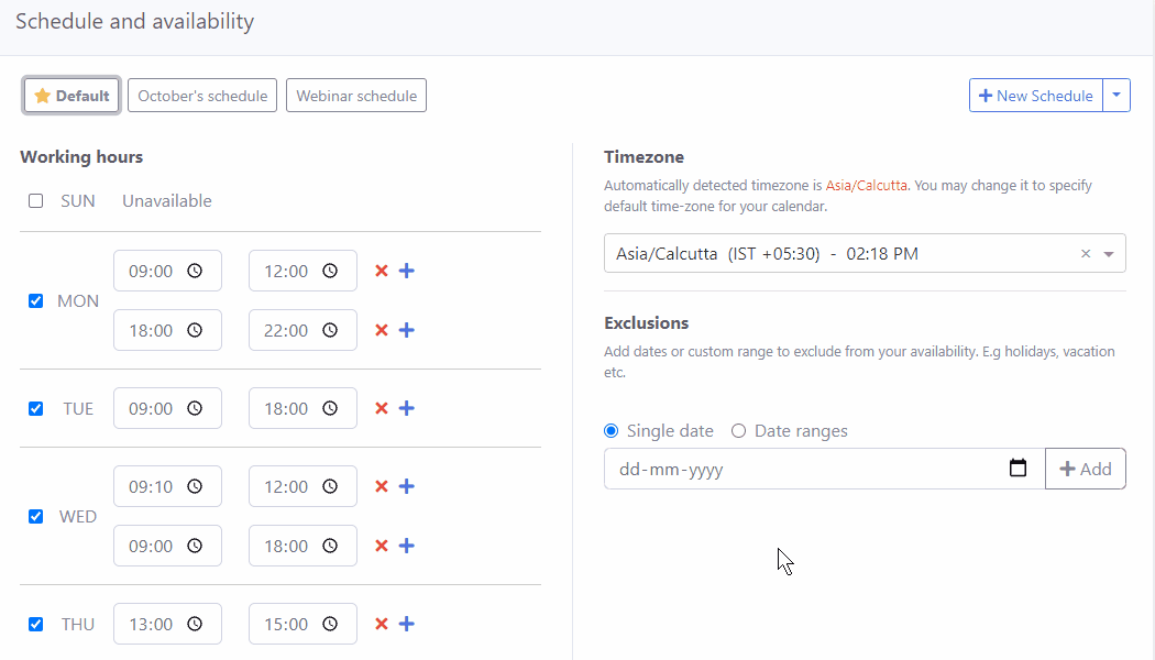 meeting scheduler